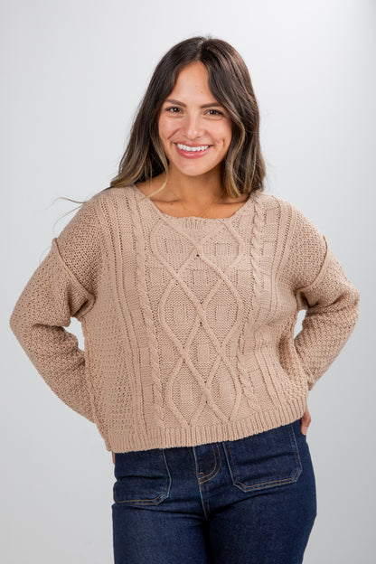 Exceptional Coziness Cable Knit Sweater