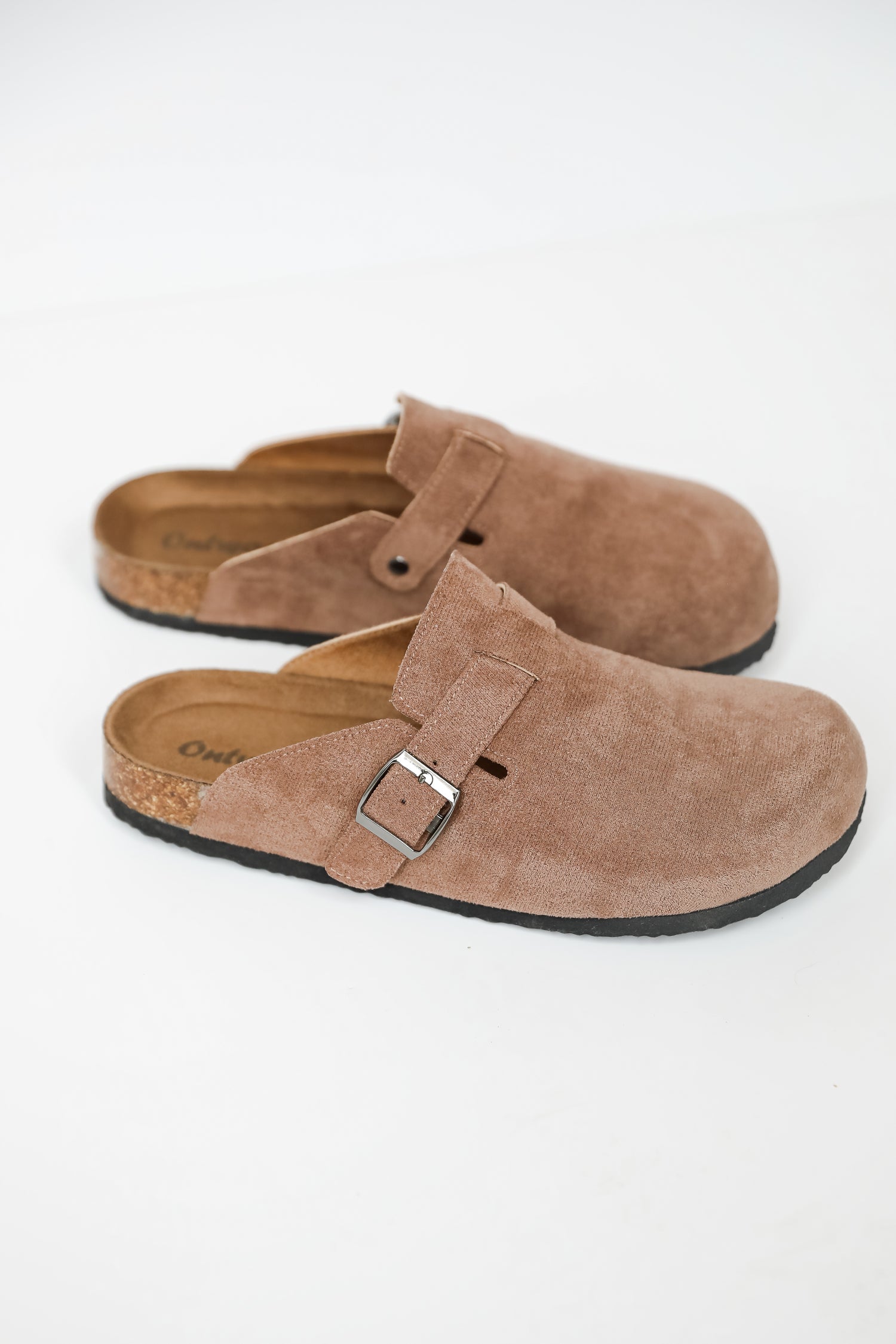 All You See Taupe Slip-On Clogs