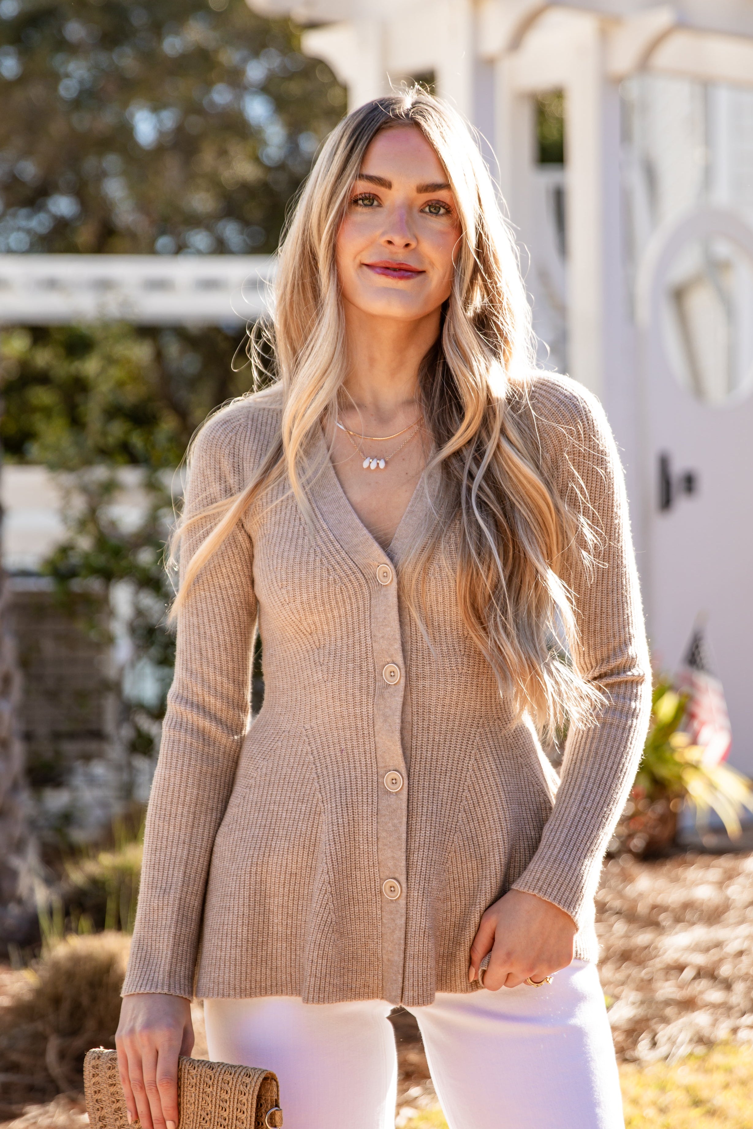 Timeless Touch Taupe Knit Top | Trendy Women's Tops | ShopDressUp