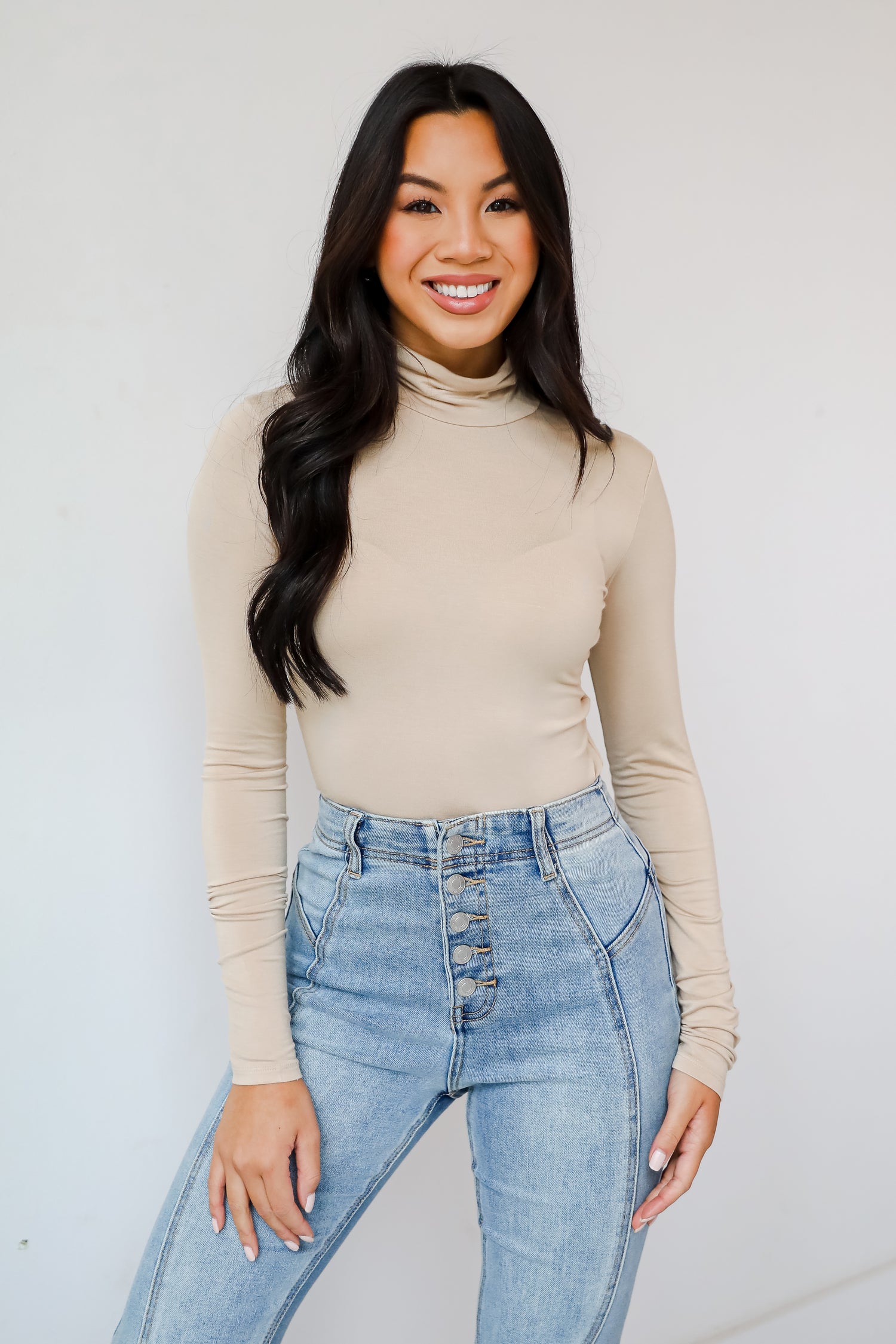 Kennedy Everyday Mock Neck Bodysuit