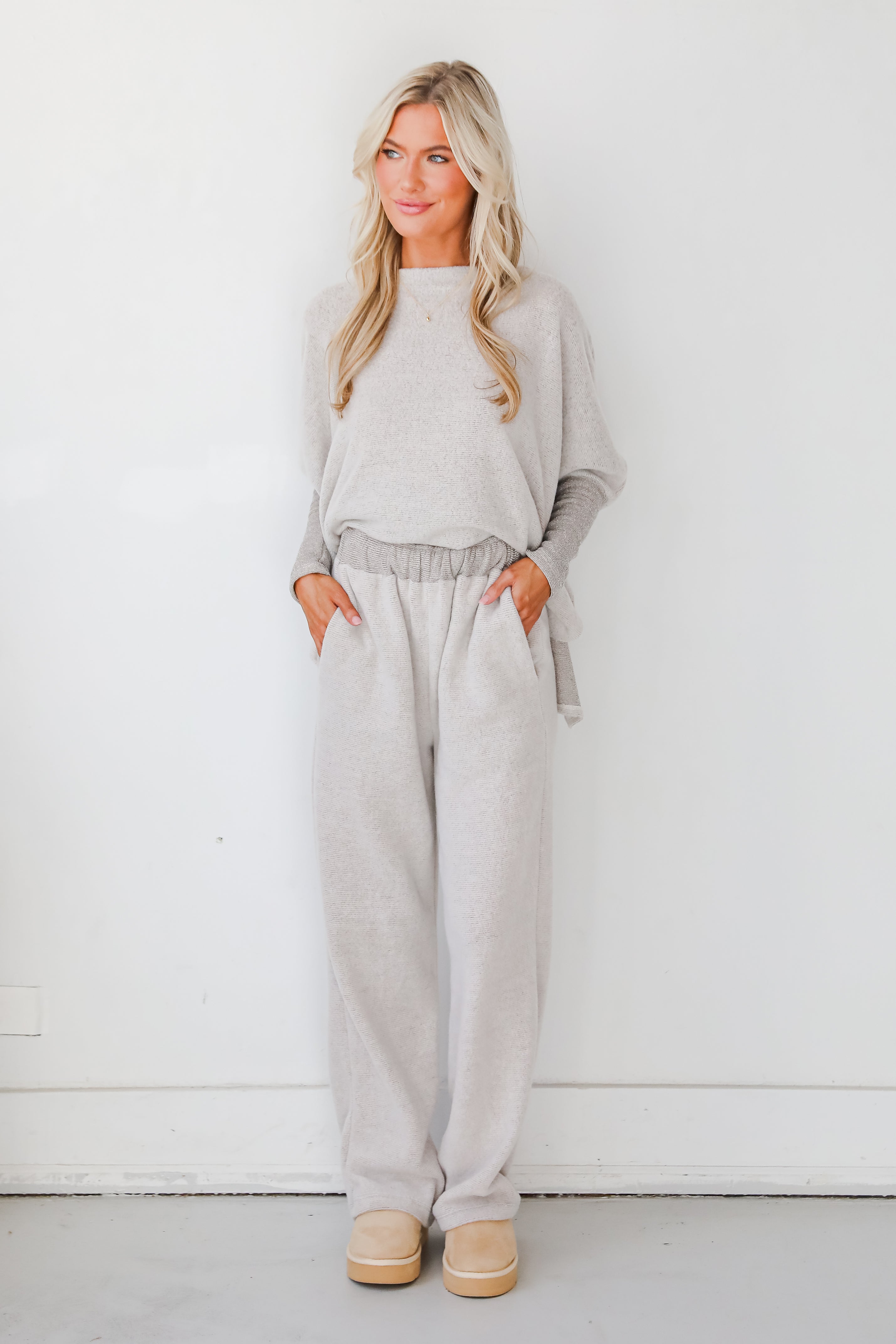 Cozy Weekends Soft Knit Lounge Pants