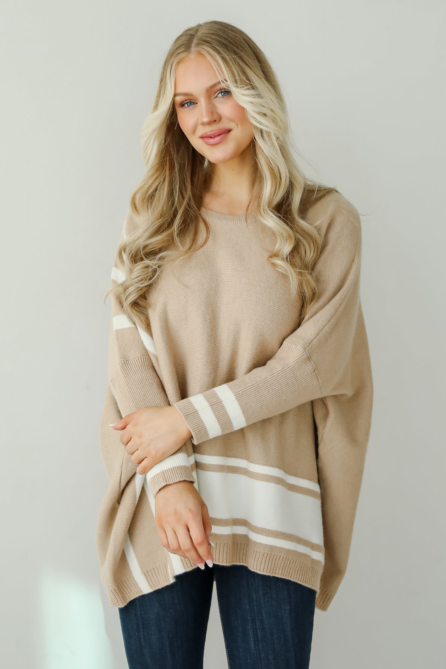 Timelessly Cozy Taupe Sweater Tunic