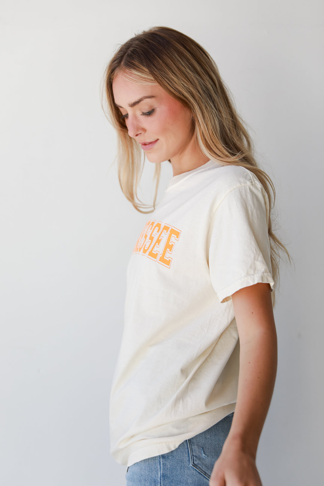 Ivory Tennessee Tee side view