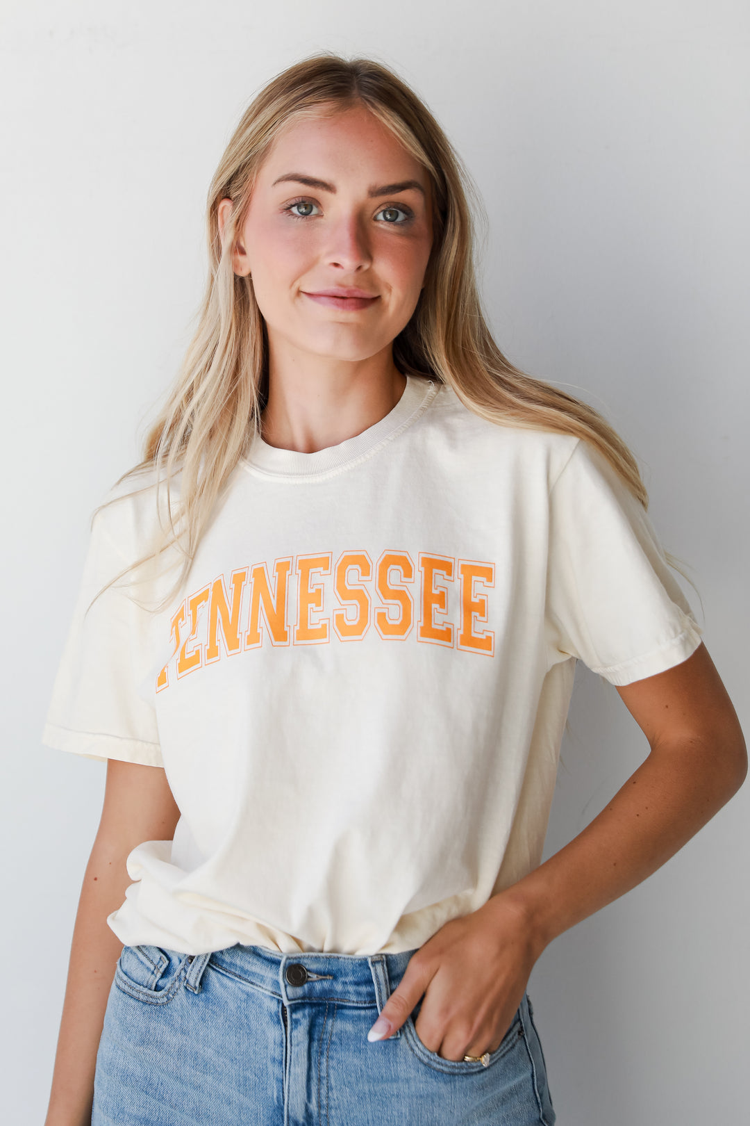 Ivory Tennessee Tee front view