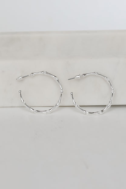 Heidi Textured Hoop Earrings