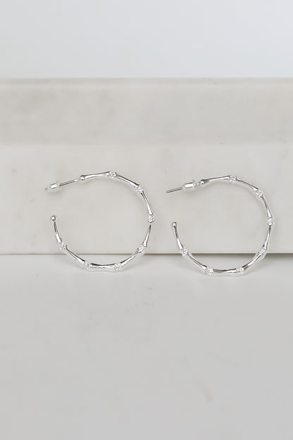 Heidi Textured Hoop Earrings