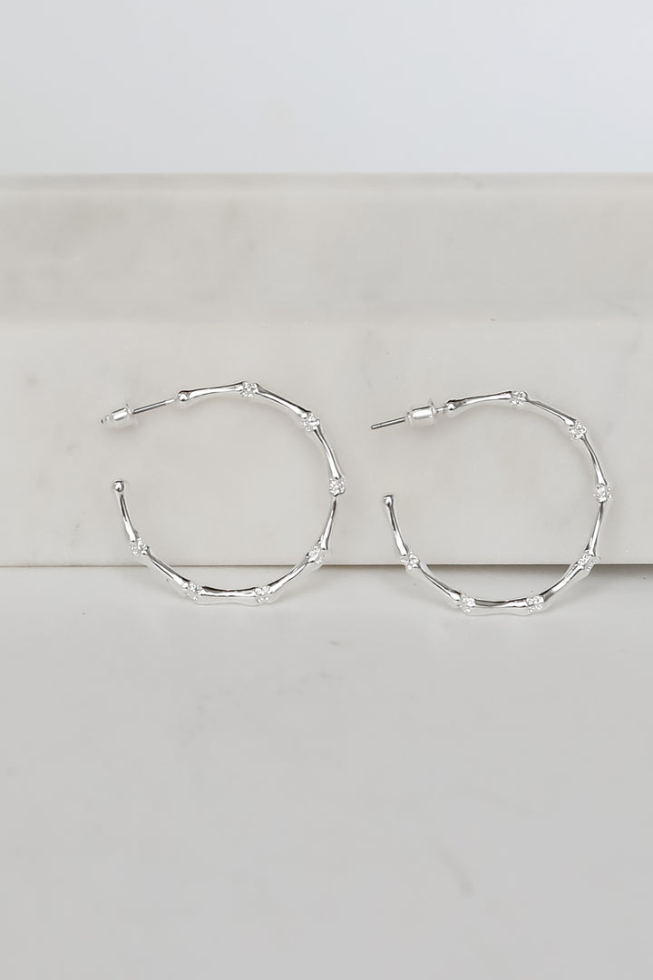 Heidi Textured Hoop Earrings