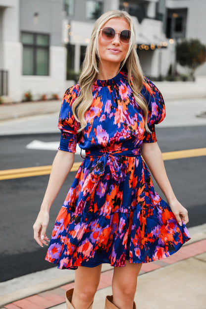 trendy blue dresses for women