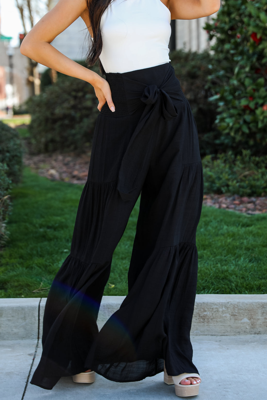 black Wide Leg Pants