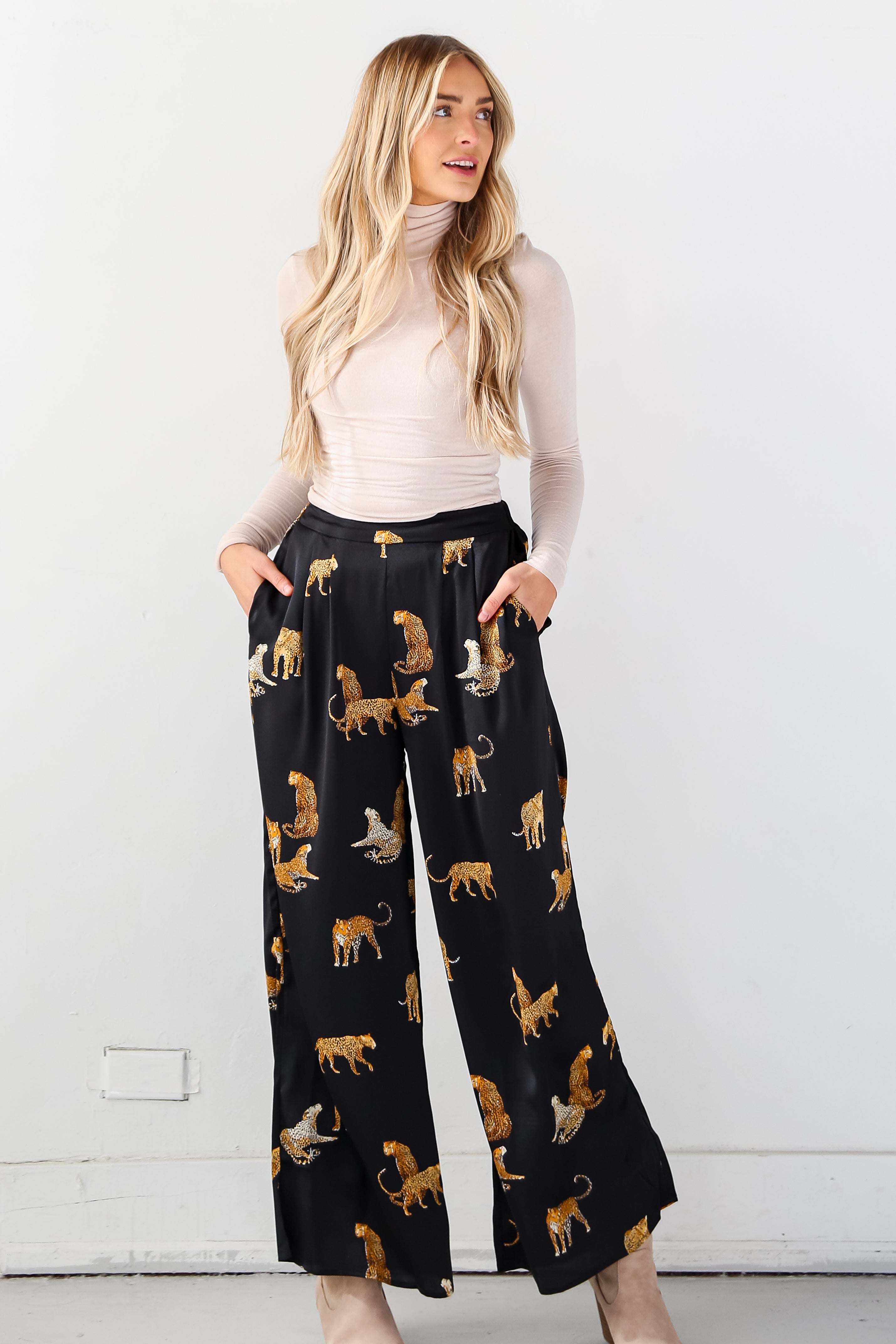 animal print pants