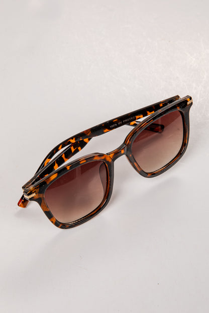 Fifth Avenue Tortoise Square Sunglasses