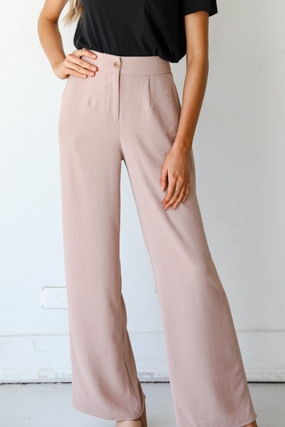 taupe Trouser Pants