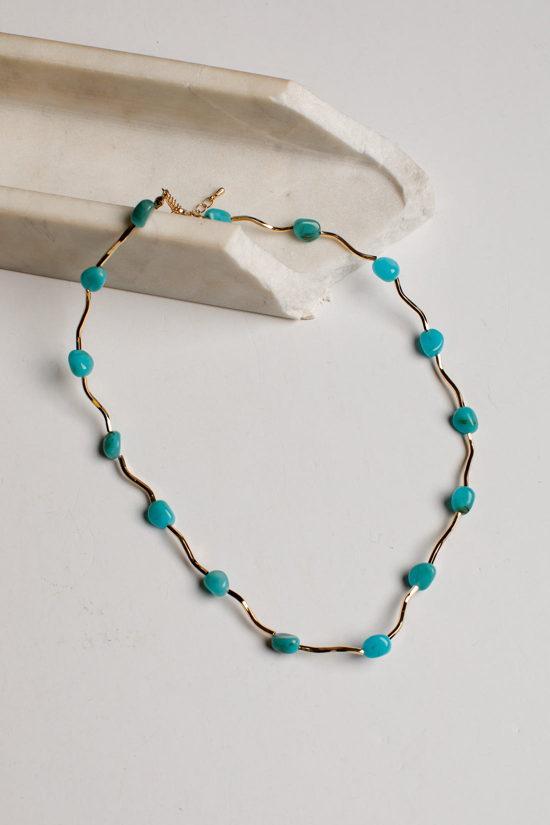 Delilah Turquoise Beaded Necklace