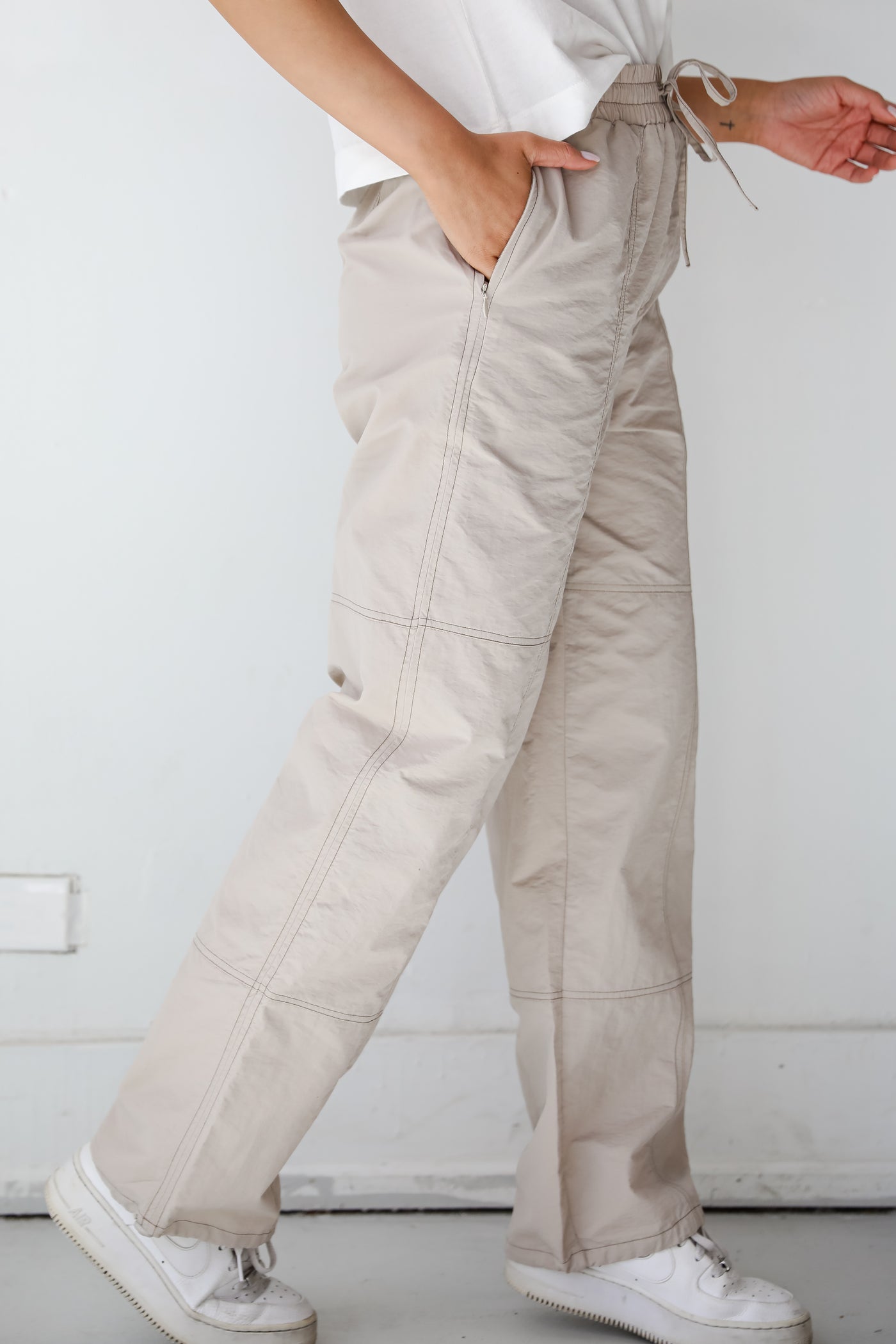 taupe utility  pants