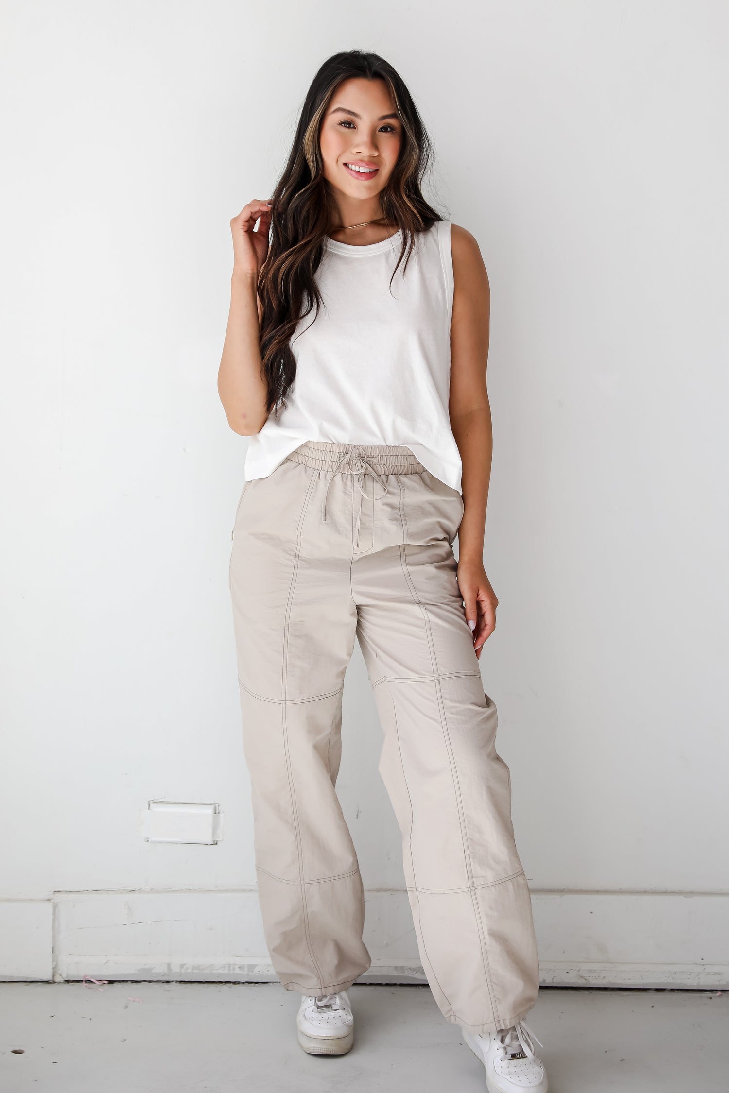 high waisted utility pants