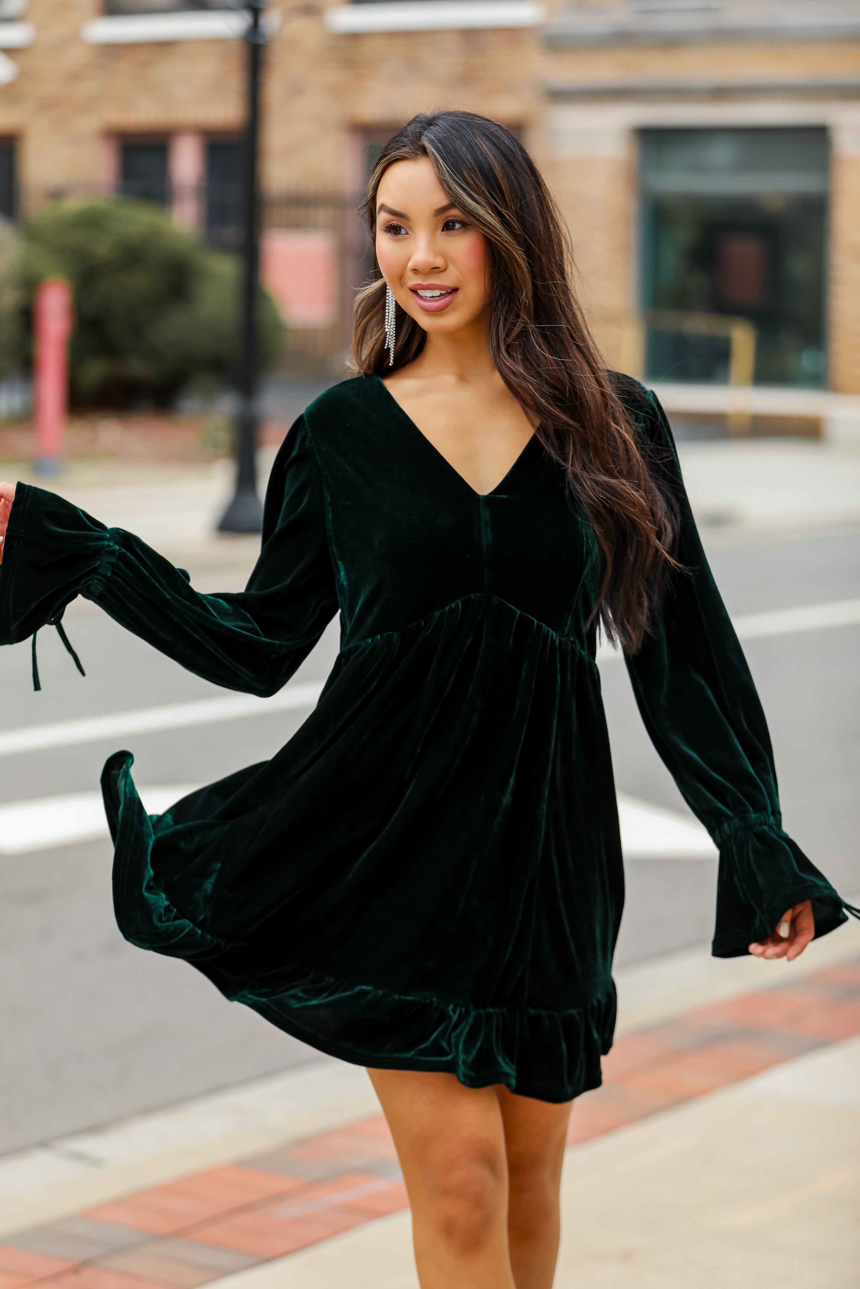 green dresses