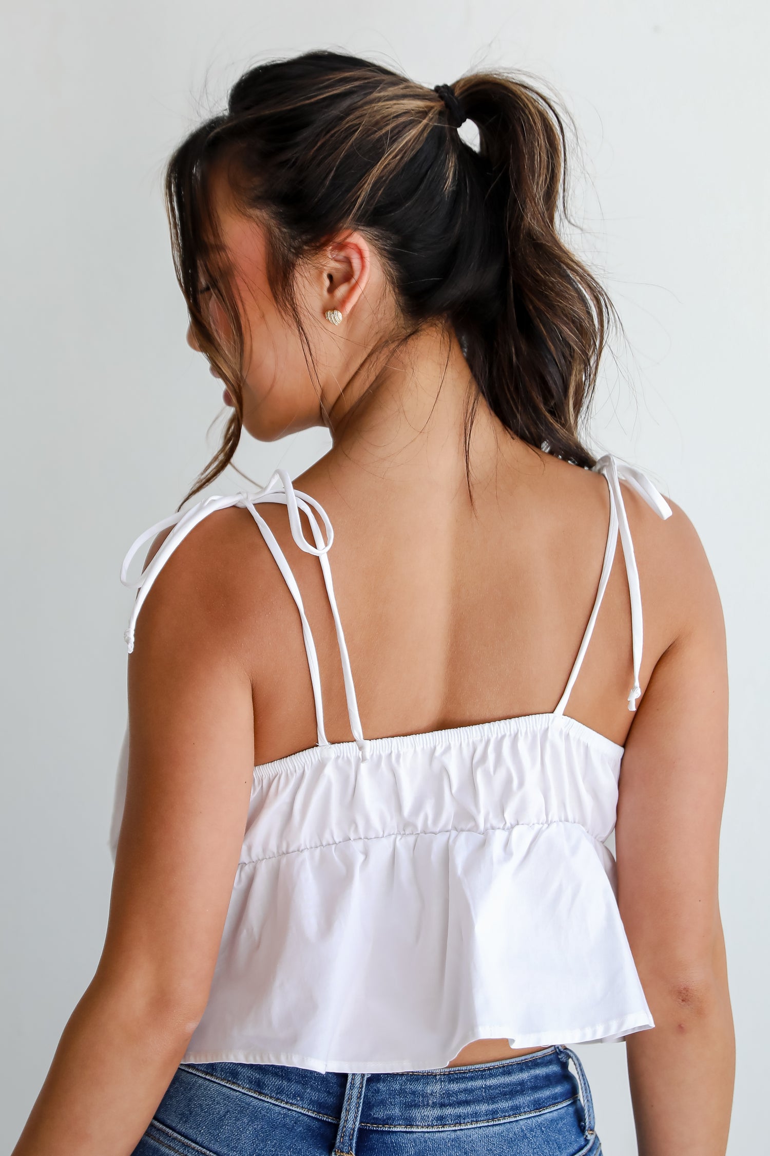 Cute White Bow Tank | Trendy Bow Tops | ShopDressUp.com – Dress Up