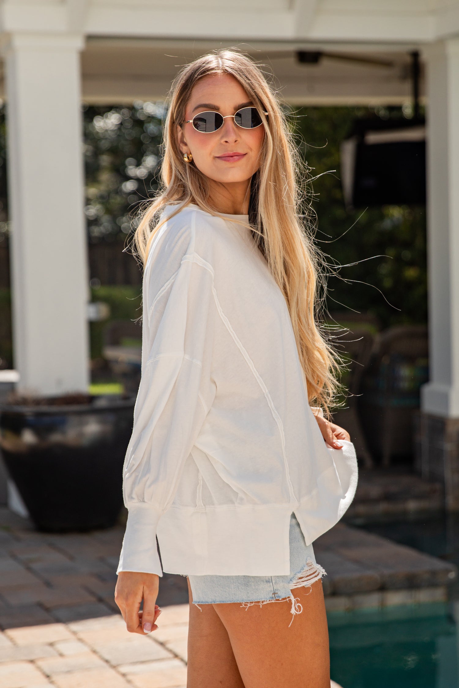 Trendy Casual Long Sleeve Top | Women's Basics Tops Trendy Casual Long Sleeve Top | Women's Basics Tops