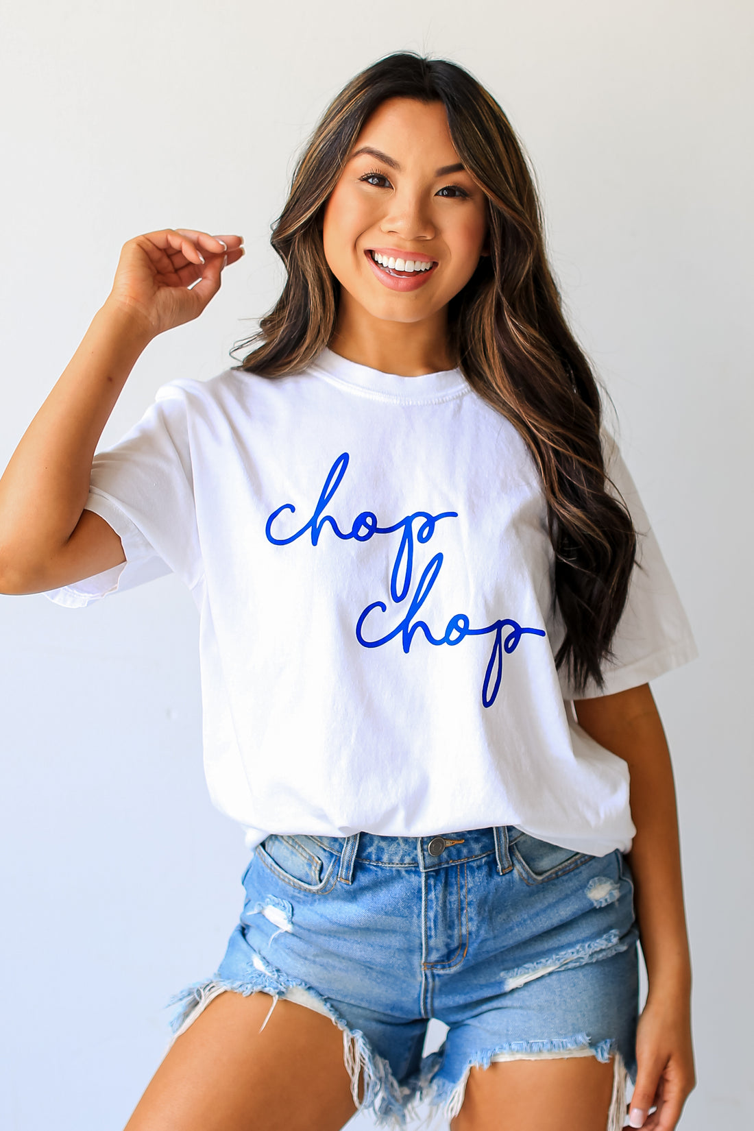 White Chop Chop Tee