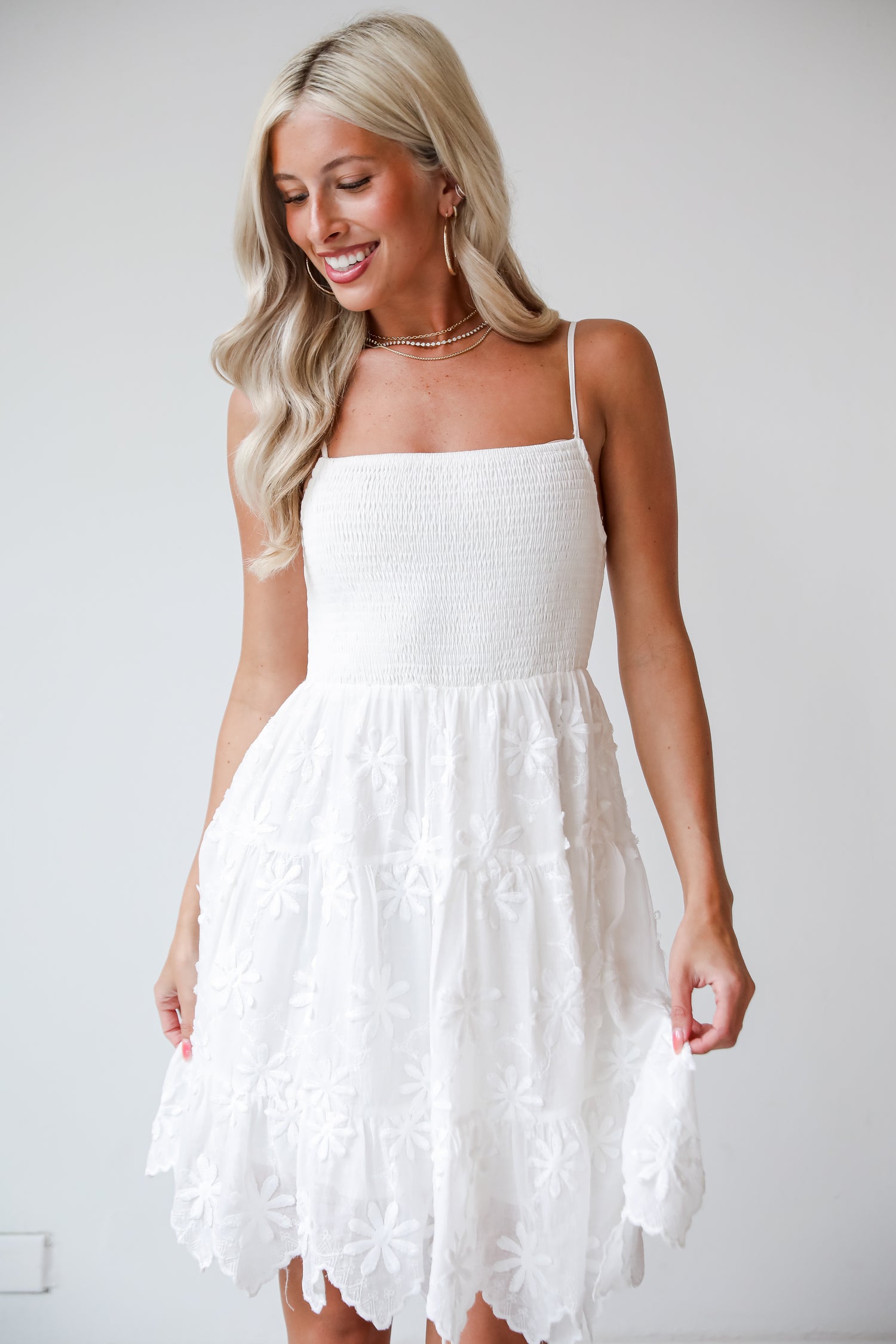 cute white dress