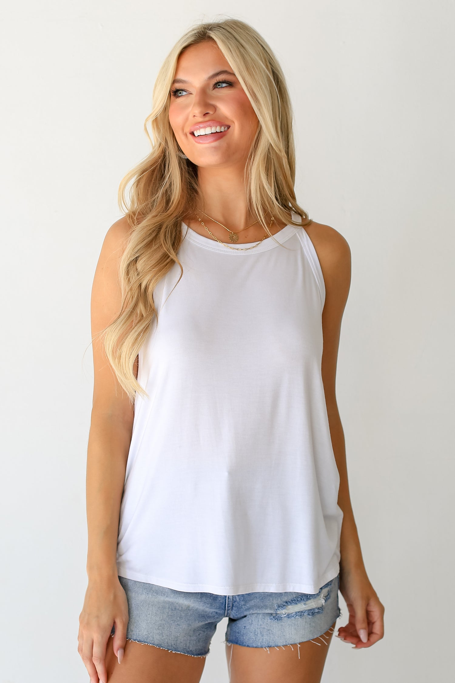 white Everyday Tank