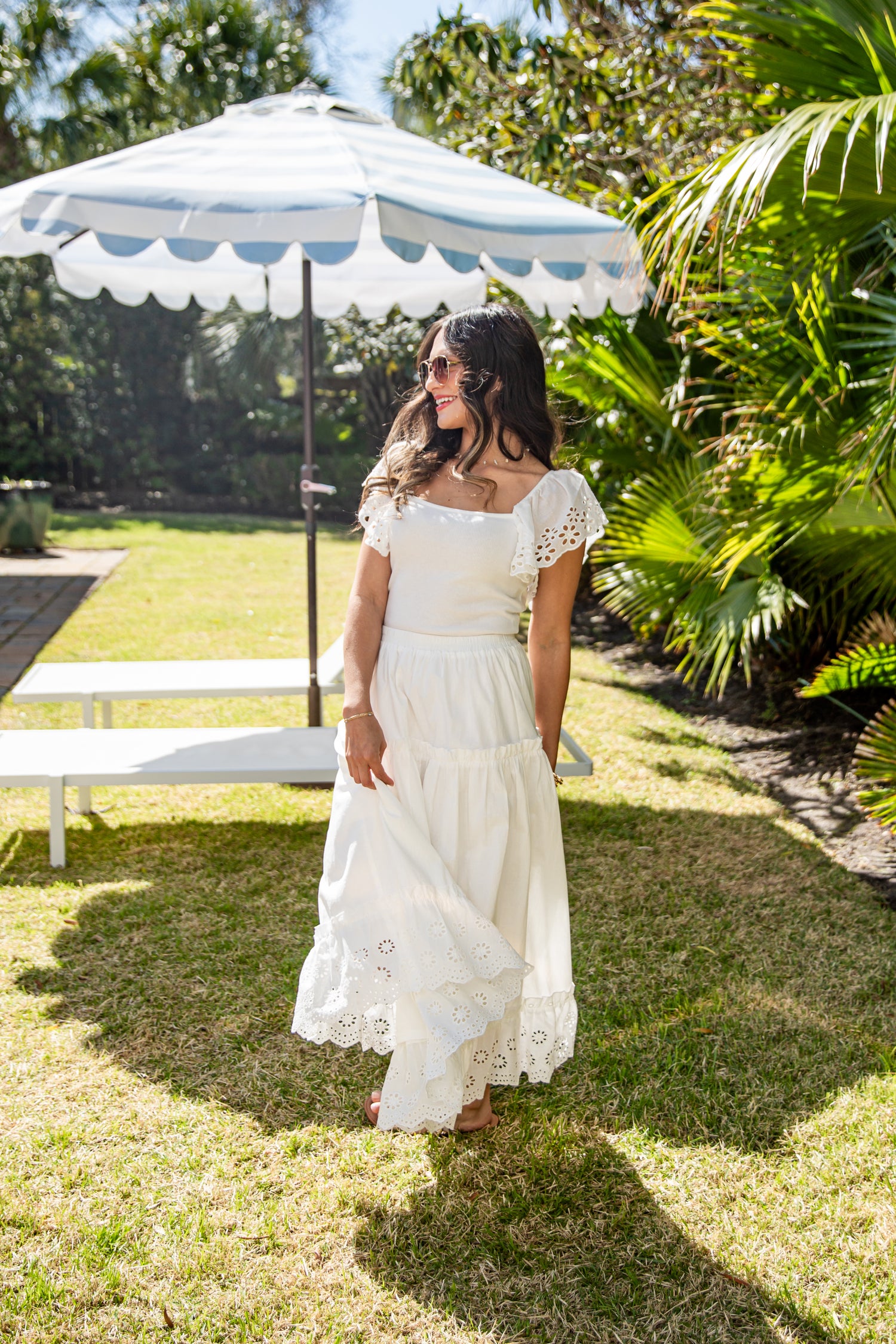 Hilltop Hour Eyelet Maxi Skirt | Trendy Women's Skirts | ShopDressUp Pink / Large Hilltop Hour Eyelet Maxi Skirt | Trendy Women's Skirts | ShopDressUp Pink / Large