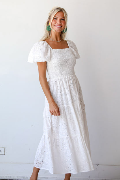 eyelet dress