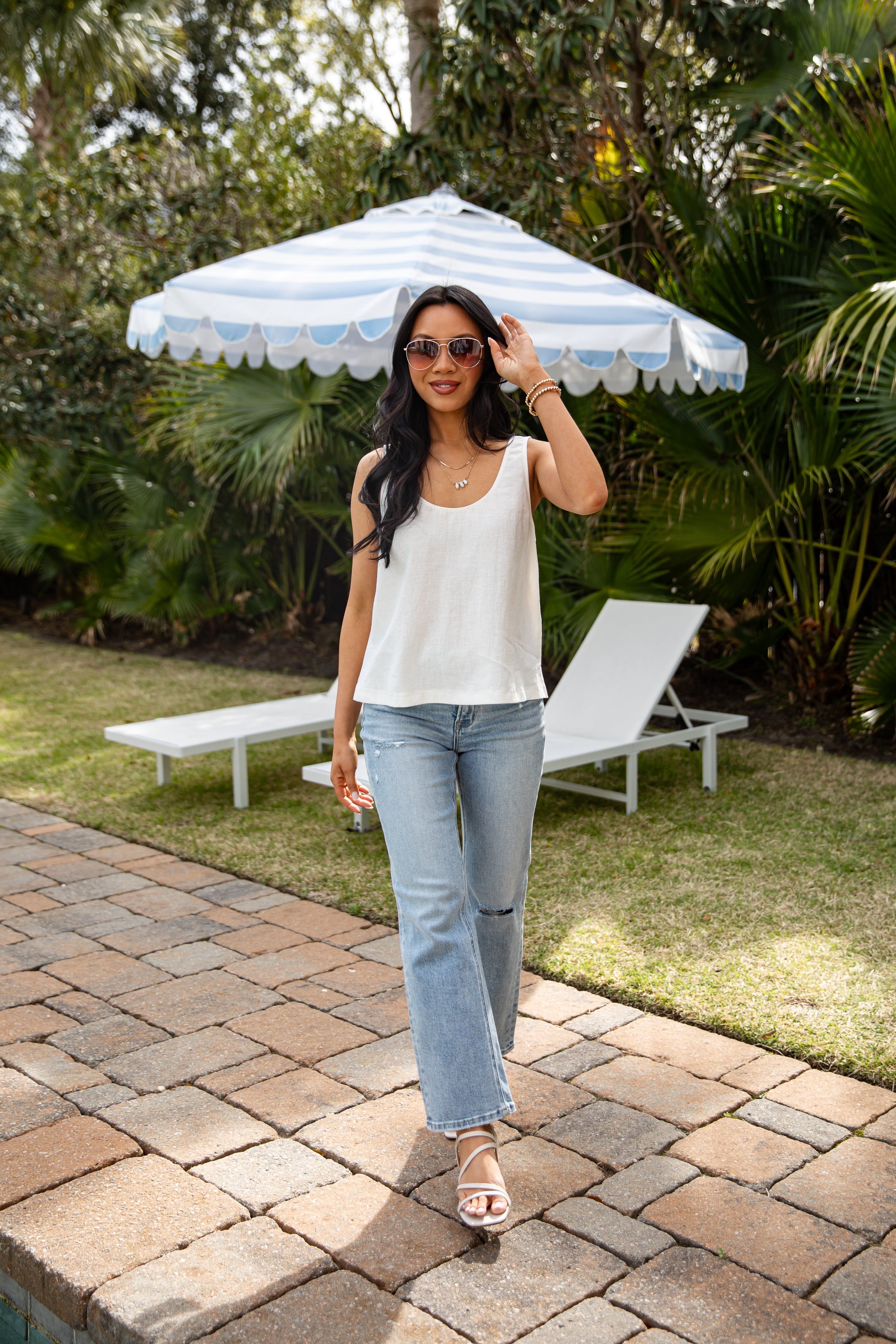 Simply You Linen Tank | Trendy Women's Tops | ShopDressUp – Dress Up