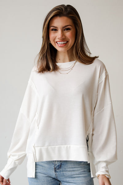 Ivory Oversized Pullover