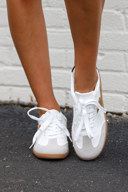 Perfect Pace White Sneakers