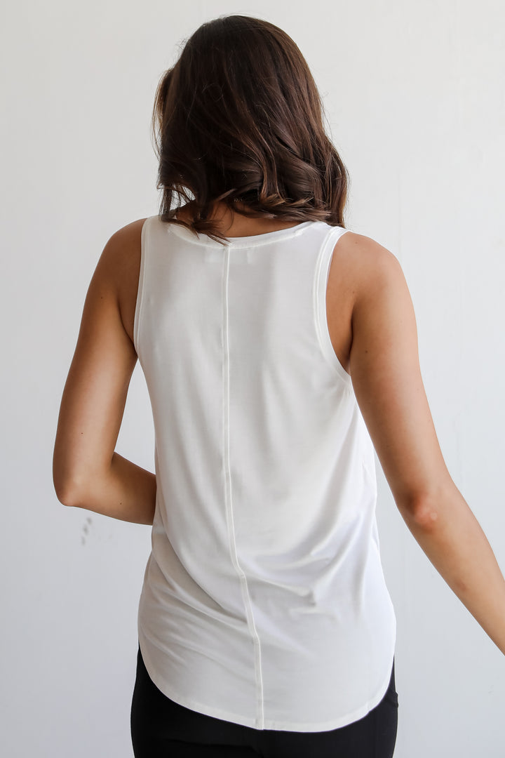 womens White Tank