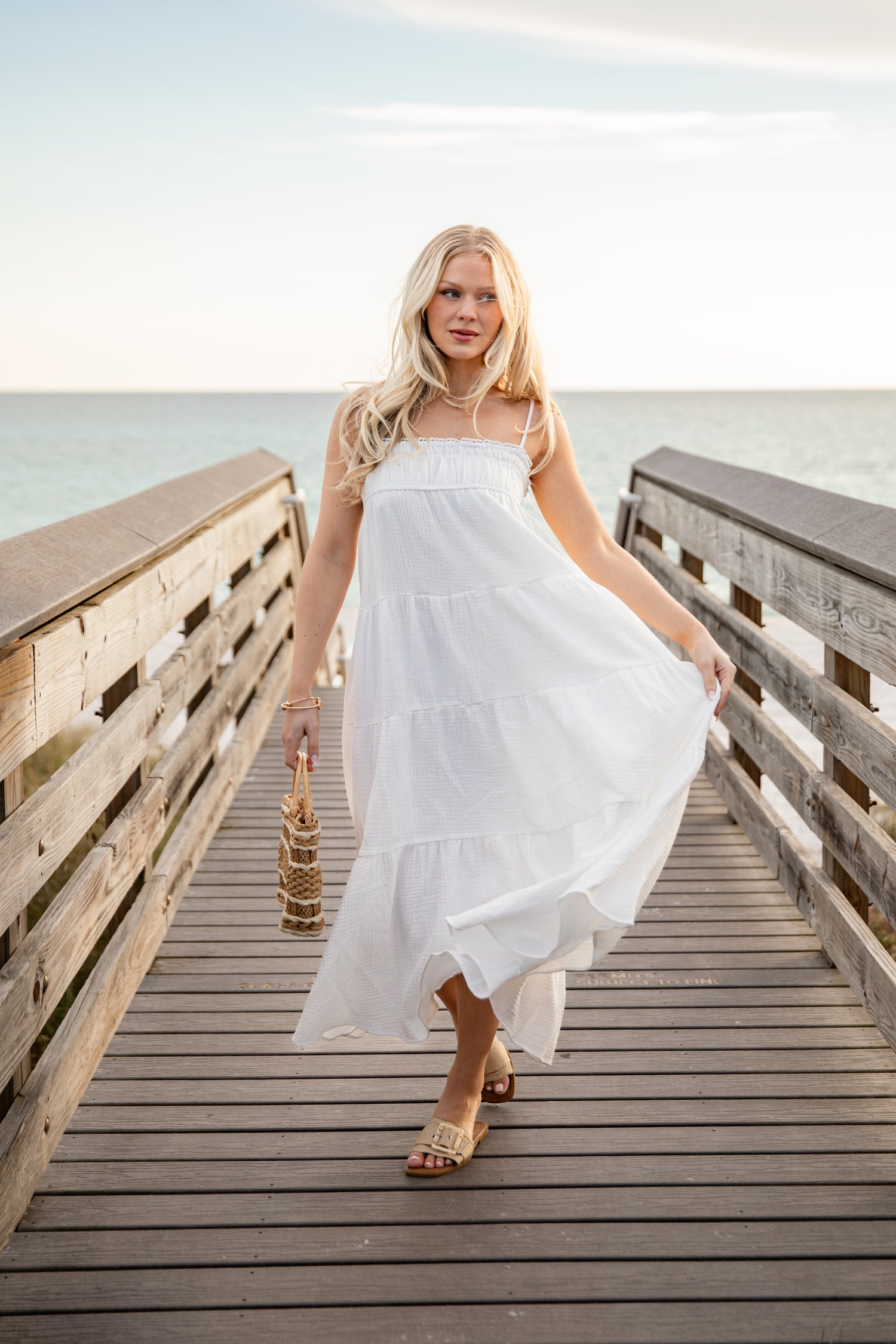 Sail Away Tiered Maxi Dress | Trendy Women's Dresses