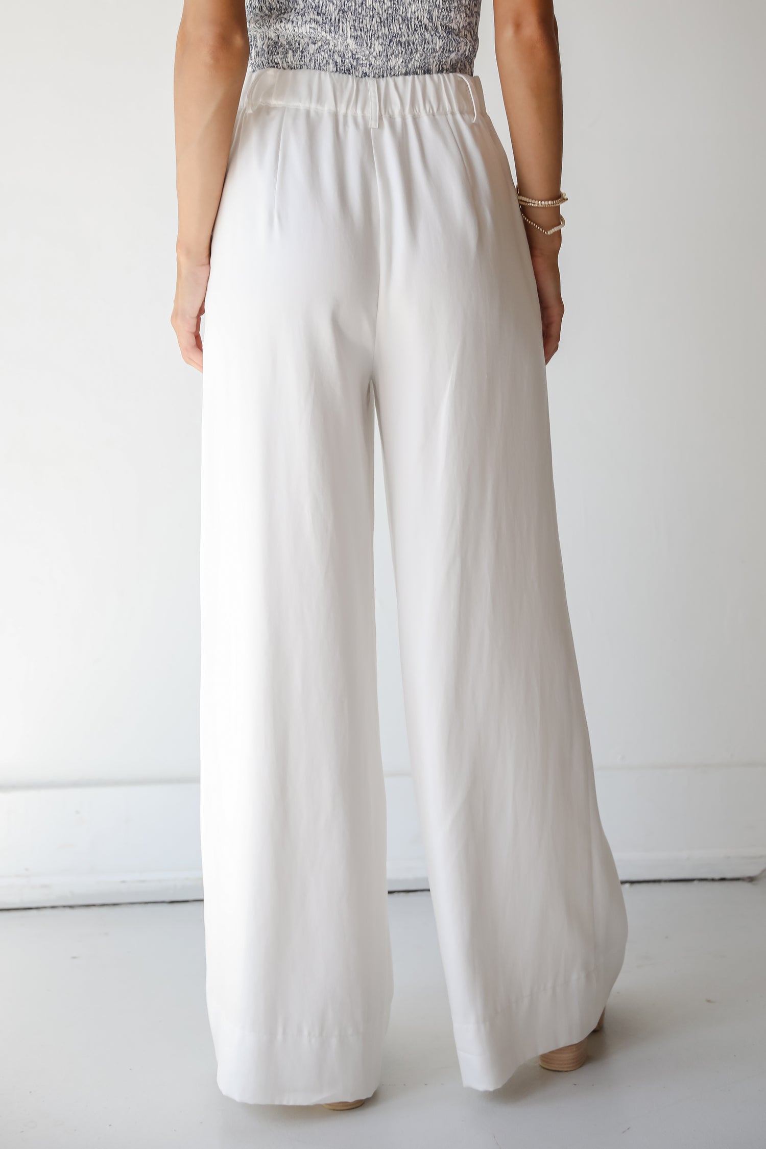 Lasting Cuteness White Trouser Pants