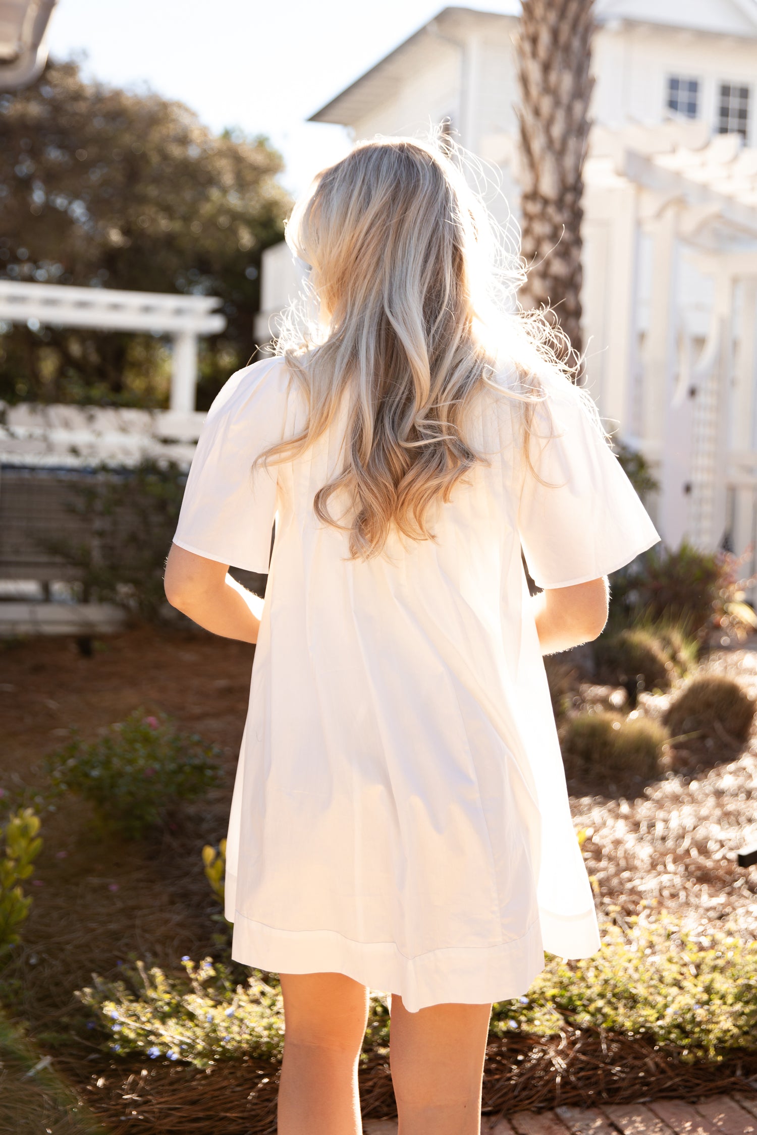 Cotton Cloud White Tunic Mini Dress | Trendy Women's Dresses Cotton Cloud White Tunic Mini Dress | Trendy Women's Dresses