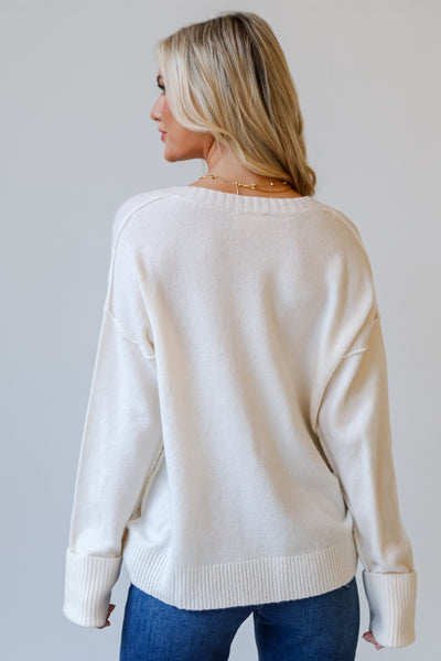 cozy Ivory Oversized Sweater