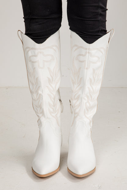 men's white dress boots Fun Costumes Cowboy Costume | Adult White Faux Leather Boots for Rodeo, Western-Themed Parties, and Costume Events Size 11 which are executed by highly skilled craftsmen with years of experience behind them Vegan Men's Dress Boots |