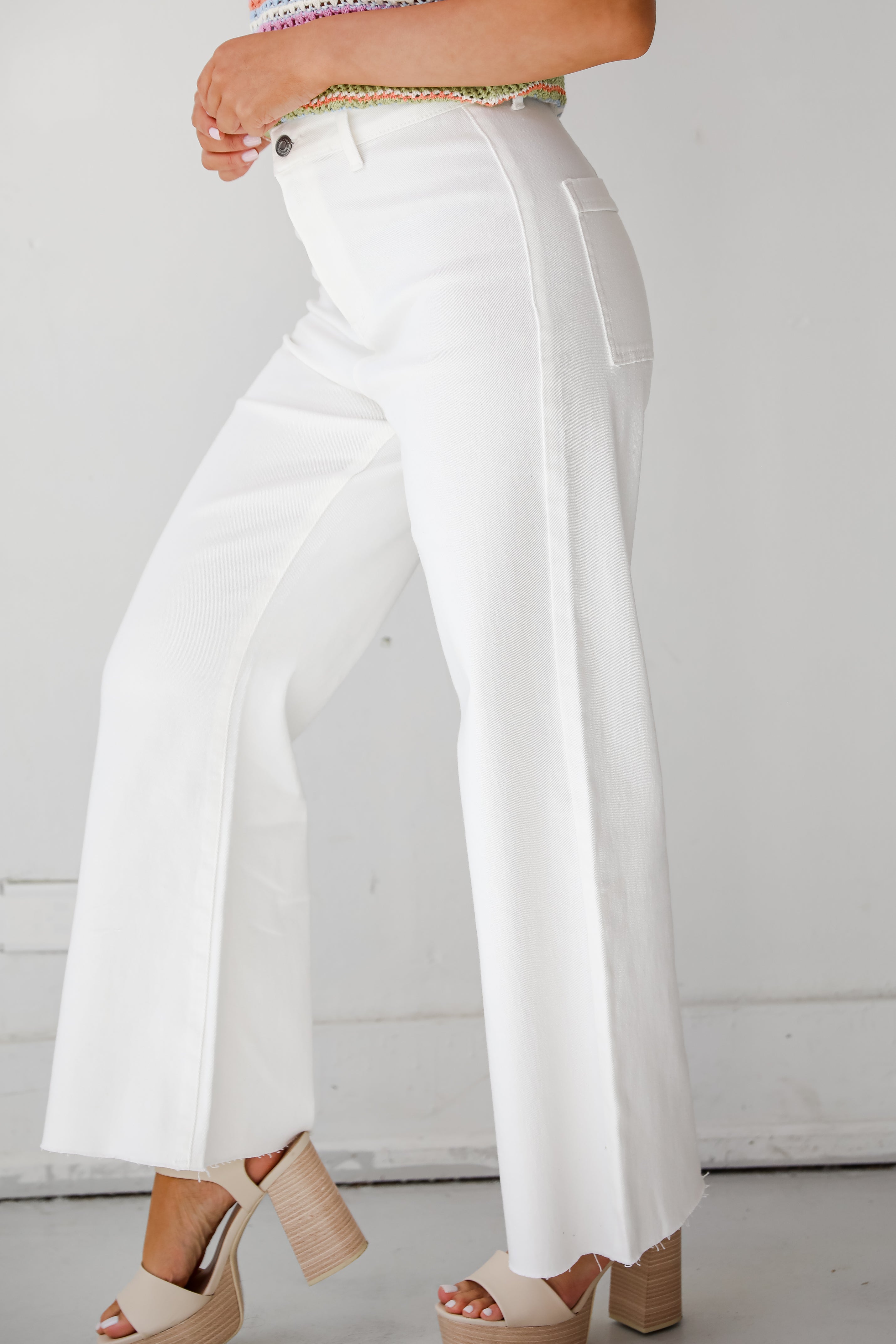 white jeans