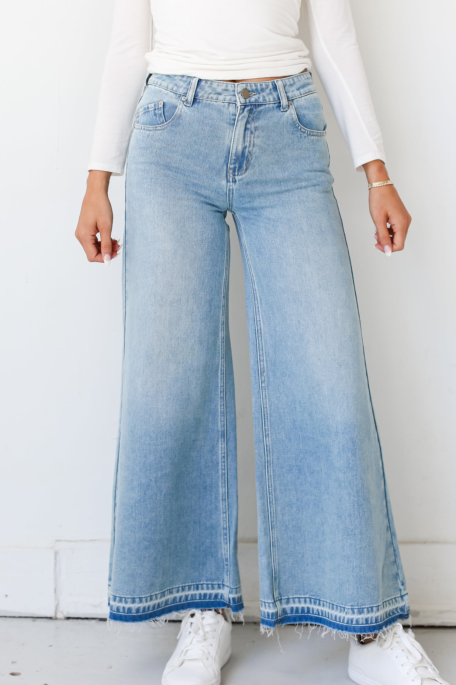 Light Wash Wide Leg Jeans, online dress boutique