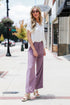 mauve Wide Leg Pants