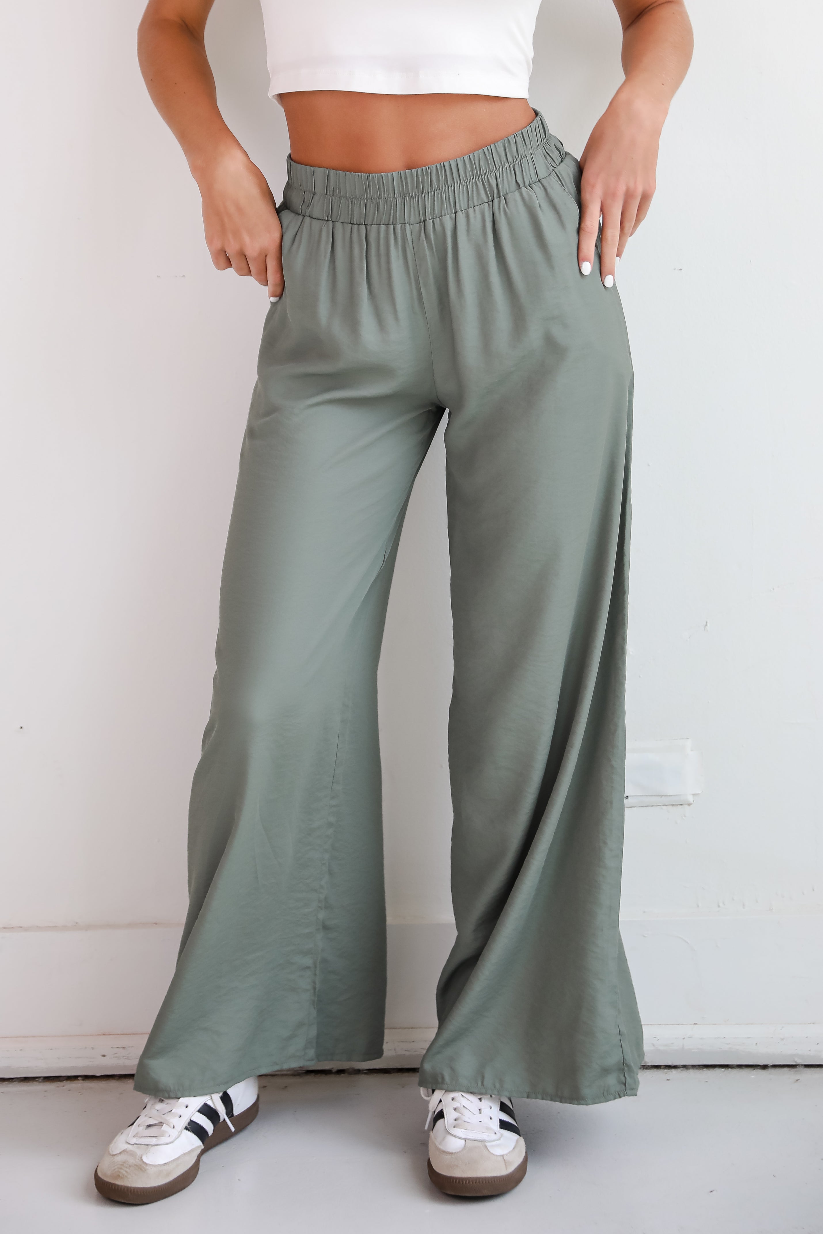 Cute Wide Leg Pants Trendy Pants For Fall ShopDressUp Dress Up