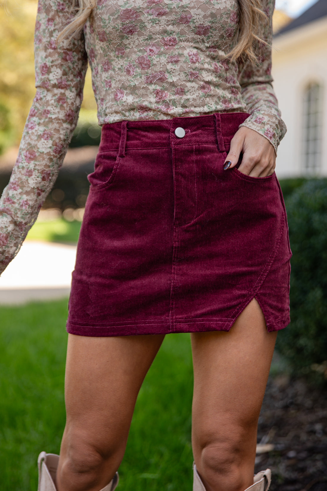 corduroy skirt