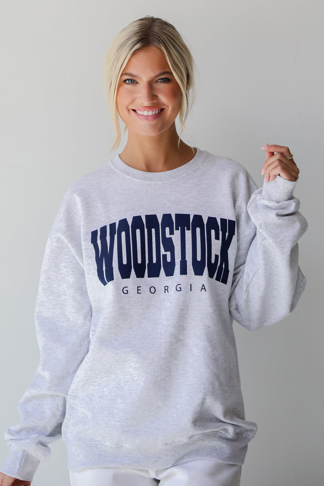 Heather Grey Woodstock Georgia Sweatshirt