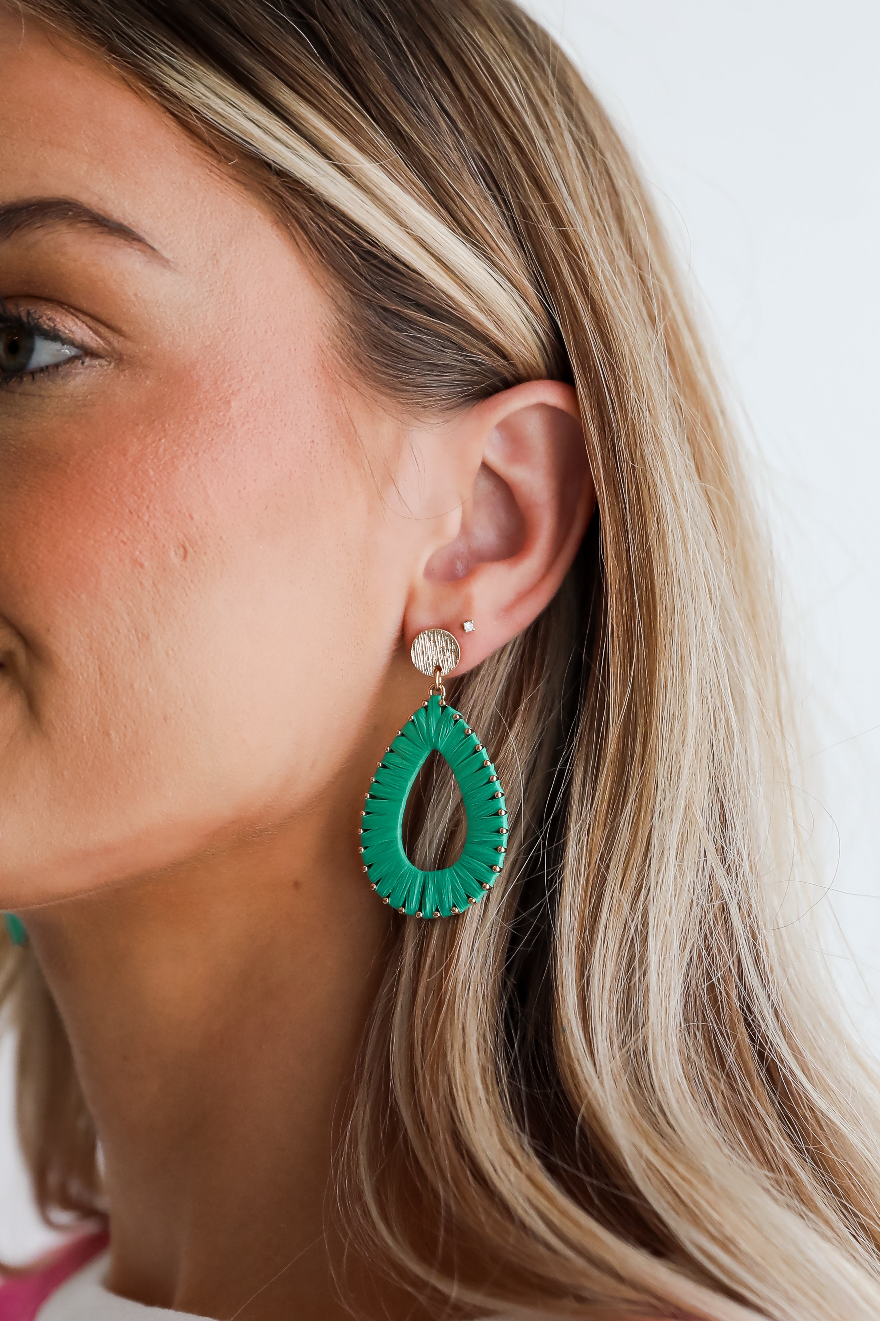 Alexa Straw Statement Earrings