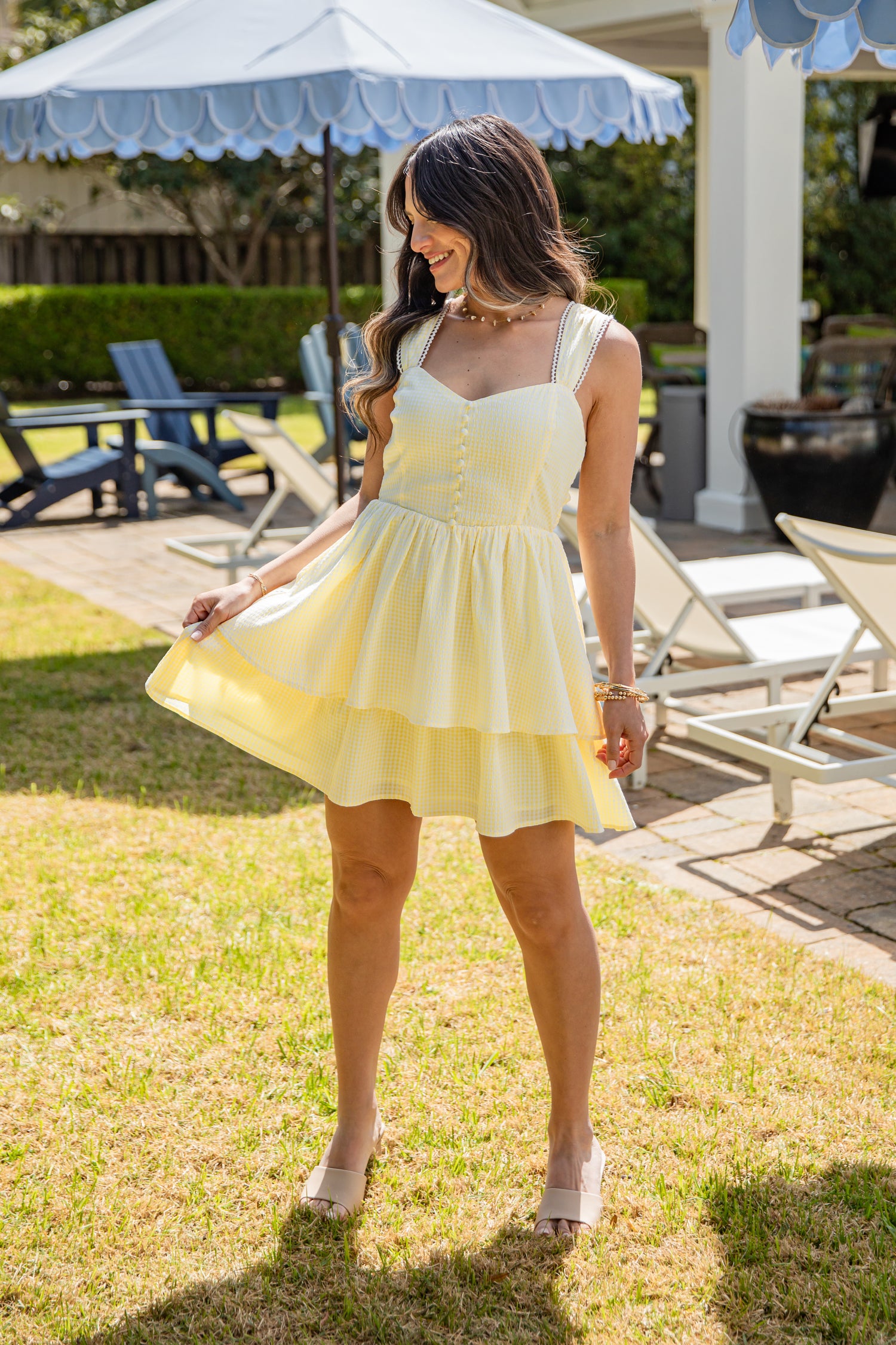 women's dress nearby Charming Yellow Floral Maxi | Trendy Dress and endlessly romantic FINAL SALE - Lemon Picnic