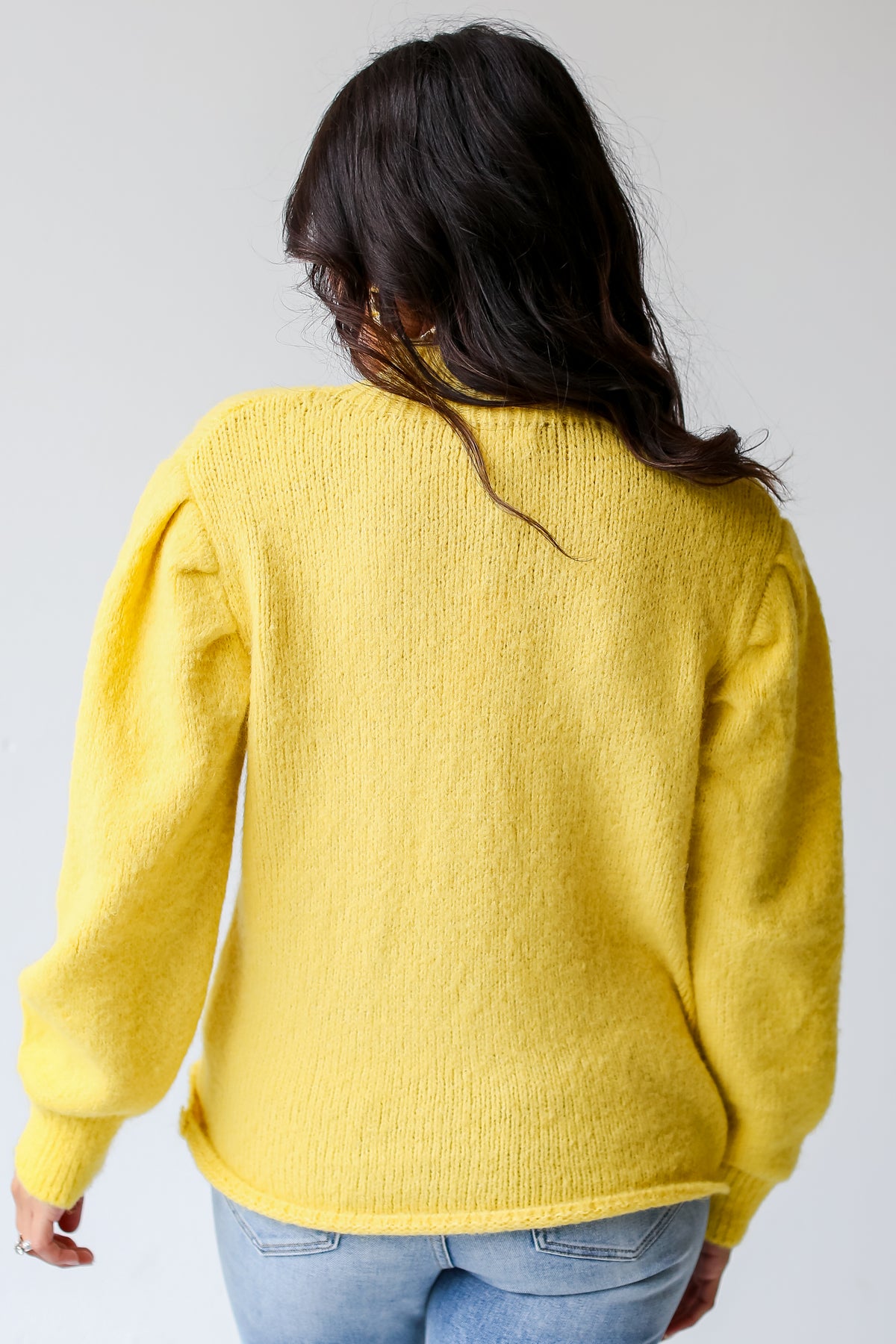 Cute yellow clearance sweaters