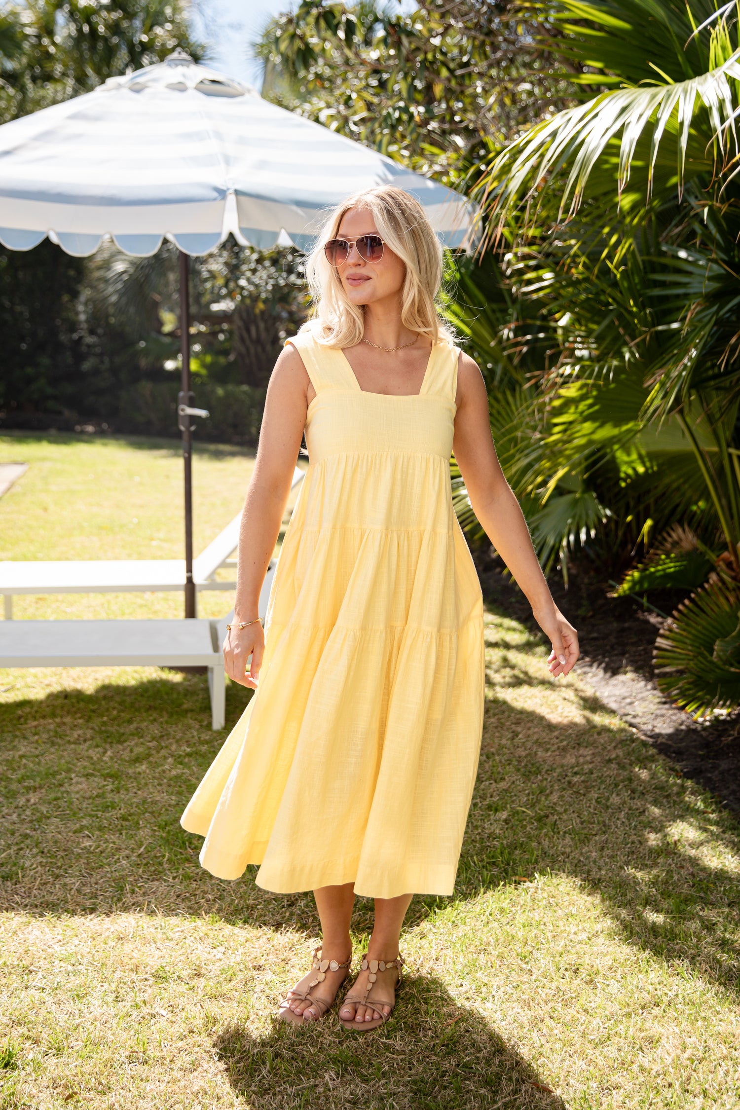 Speak Your Mind Tiered Midi Dress | Trendy Women's Dress