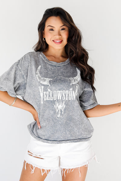 Yellowstone Cropped Graphic Tee