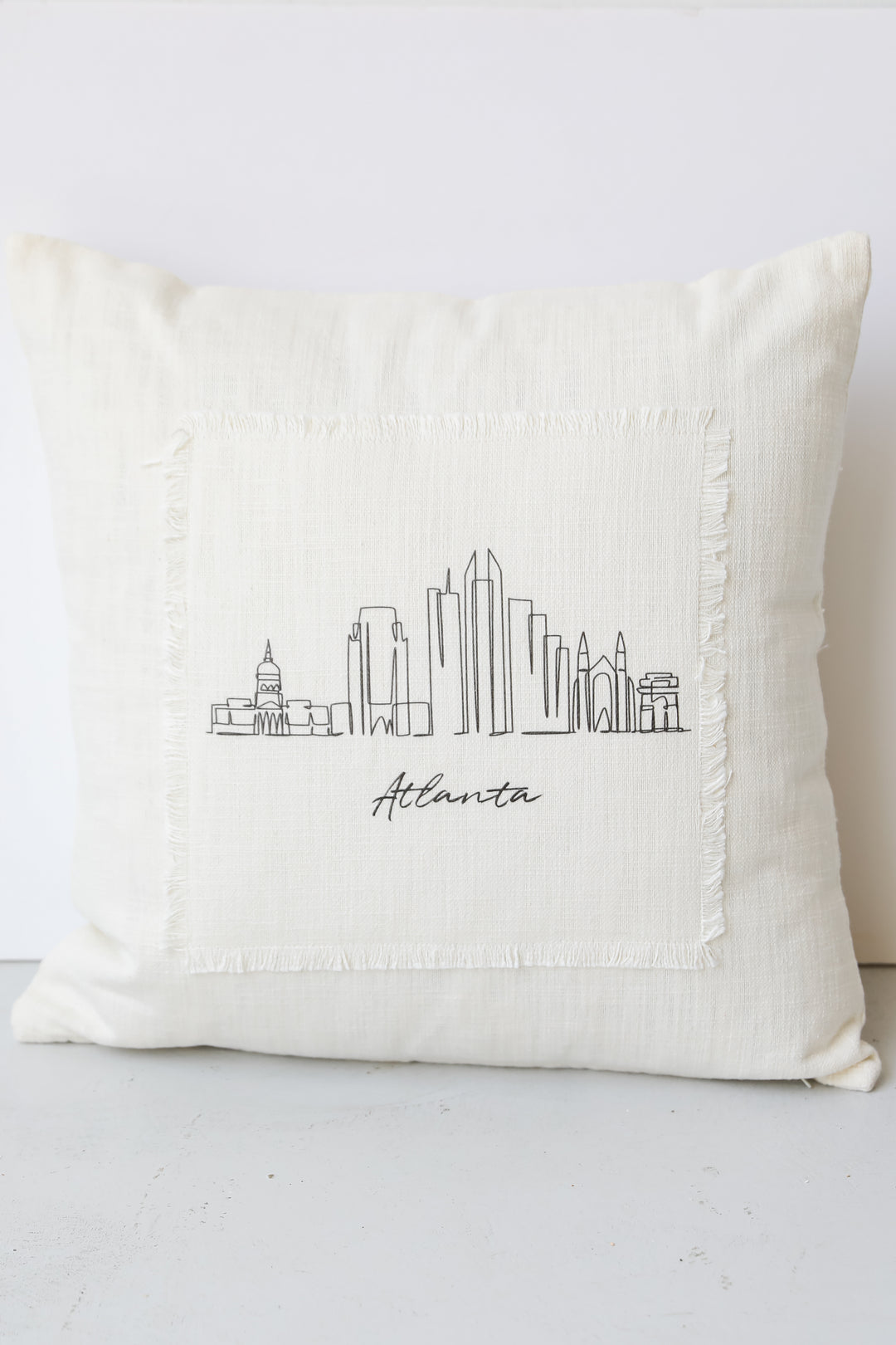 Atlanta City Scape Pillow