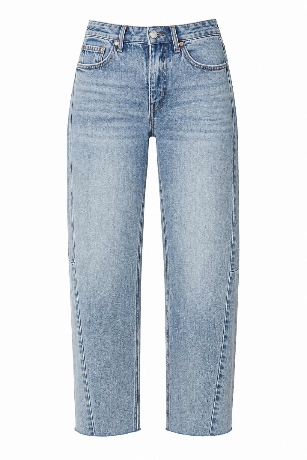 Lexie Light Wash High-Rise Straight Leg Jeans