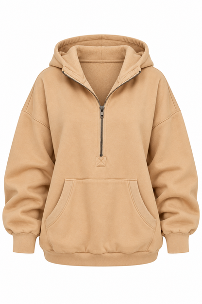 Casual Comfort Taupe Hoodie